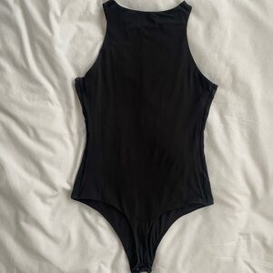 SKIMS Fits Everybody High Neck Bodysuit in Onxy